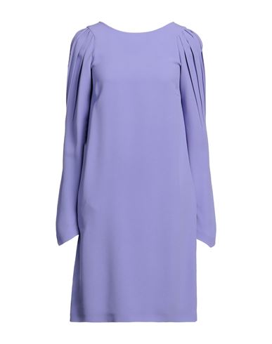 Shop N°21 Woman Mini Dress Lilac Size 8 Acrylic, Viscose In Purple