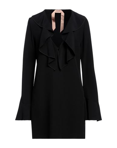 N°21 Woman Mini Dress Black Size 8 Acetate, Viscose