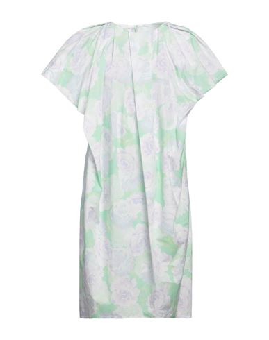 Shop Dries Van Noten Woman Midi Dress Light Green Size L Cotton