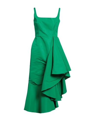 Alexander Mcqueen Woman Mini Dress Green Size 6 Polyester
