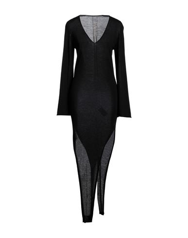 Rick Owens Woman Maxi Dress Black Size S Virgin Wool