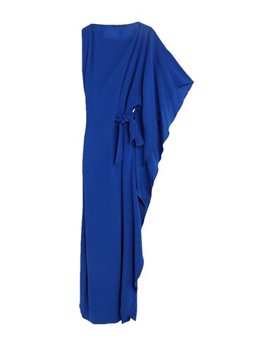 Alberta Ferretti Woman Maxi Dress Bright Blue Size 6 Acetate, Viscose