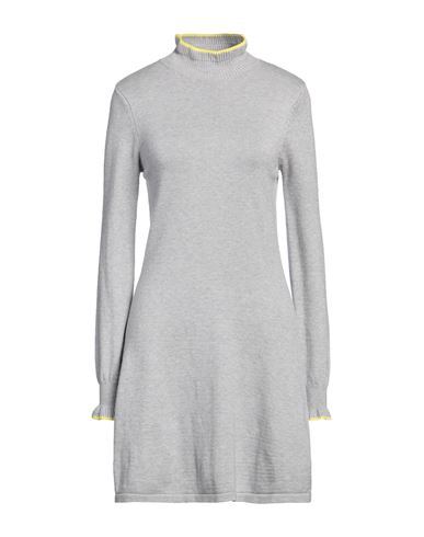 Shop Rebel Queen Woman Mini Dress Grey Size L Viscose, Polyester, Polyamide