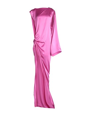 Shop Rick Owens Woman Mini Dress Pink Size 6 Silk
