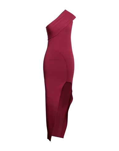 Rick Owens Woman Mini Dress Garnet Size M Viscose, Polyester, Polyamide, Elastane In Red
