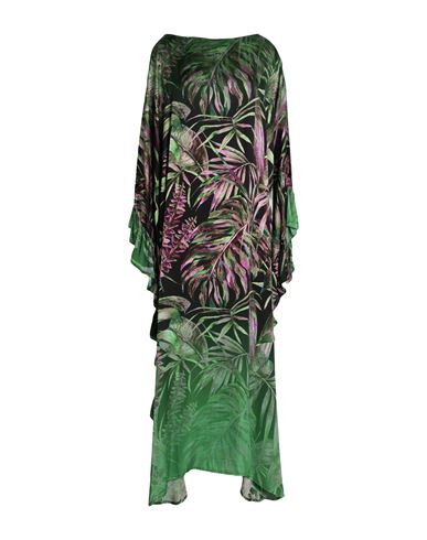 813 Ottotredici Woman Maxi Dress Green Size Onesize Viscose