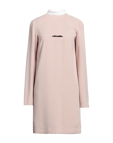 Shop N°21 Woman Mini Dress Beige Size 8 Polyester, Acetate, Silk