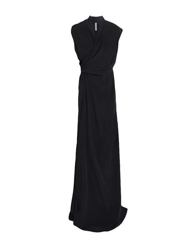 Shop Rick Owens Woman Maxi Dress Black Size 14 Acetate, Silk