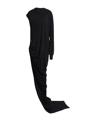 Rick Owens Woman Maxi Dress Black Size S Cotton