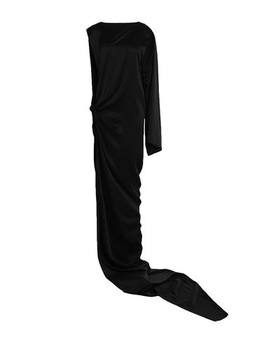 Shop Rick Owens Woman Maxi Dress Black Size Onesize Cupro