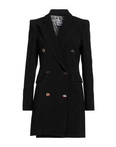 Atos Lombardini Woman Mini Dress Black Size 8 Viscose, Acetate, Elastane, Polyester
