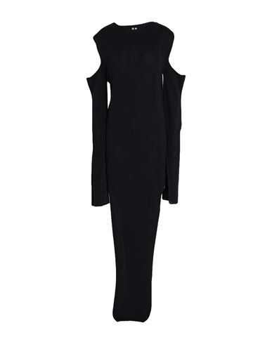 Shop Rick Owens Woman Maxi Dress Black Size M Cotton