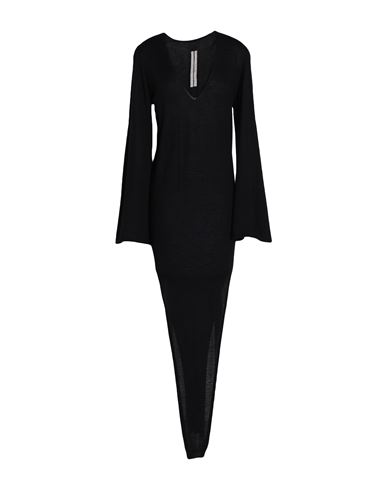 Shop Rick Owens Woman Maxi Dress Black Size S Cashmere