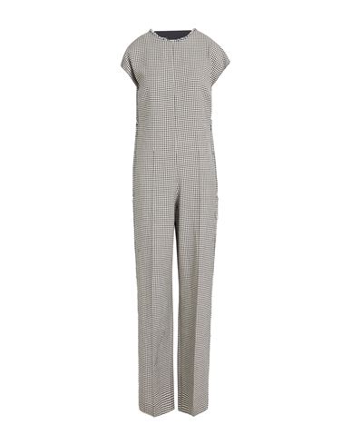 Golden Goose Woman Jumpsuit Ivory Size S Wool, Cotton In Gray