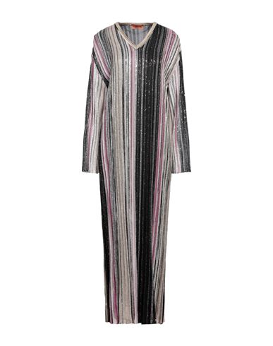 Shop Missoni Woman Midi Dress Black Size M Polyester, Cupro, Polyamide, Viscose