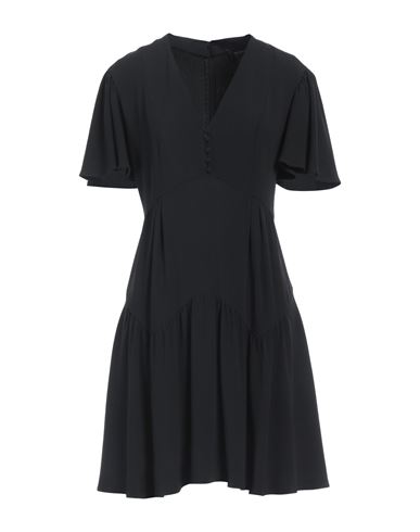 The Kooples Woman Mini Dress Black Size 1 Acetate, Viscose