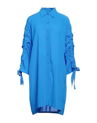 Fisico Woman Mini Dress Blue Size M Viscose