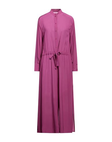 Fisico Woman Maxi Dress Mauve Size L Viscose In Purple