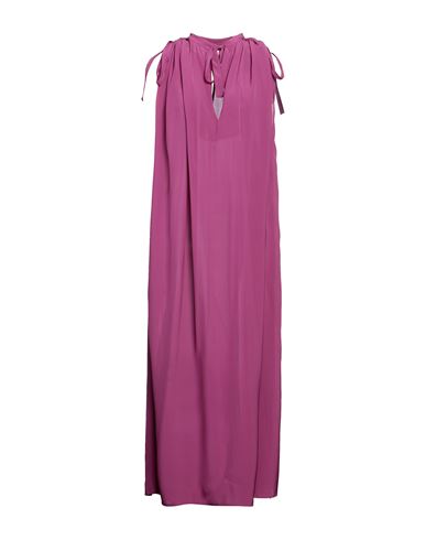 Fisico Woman Maxi Dress Mauve Size M Viscose In Purple