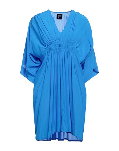 Shop Fisico Woman Mini Dress Bright Blue Size Xl Viscose