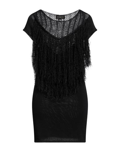 Gaelle Paris Gaëlle Paris Woman Mini Dress Black Size 1 Cotton, Viscose, Polyester In Black