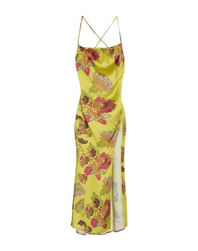Gaelle Paris Gaëlle Paris Woman Maxi Dress Lime Green Size 4 Polyester