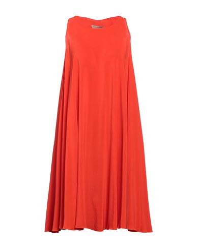 Gentryportofino Woman Mini Dress Red Size 10 Silk