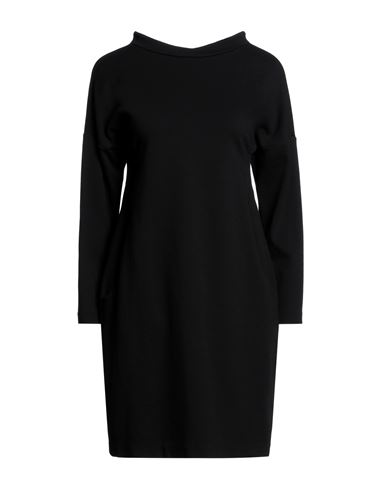 Emporio Armani Woman Mini Dress Black Size 8 Viscose, Polyamide, Elastane