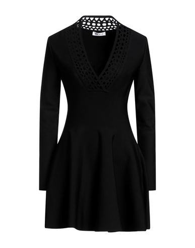 Alaïa Woman Mini Dress Black Size 12 Viscose, Polyester