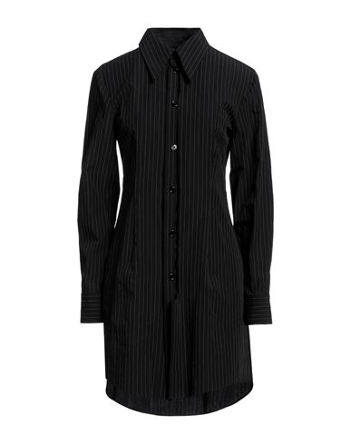 Mm6 Maison Margiela Woman Mini Dress Black Size 4 Cotton