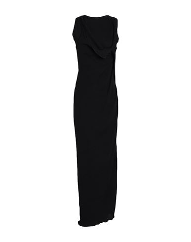 Mm6 Maison Margiela Woman Maxi Dress Black Size S Wool, Polyamide