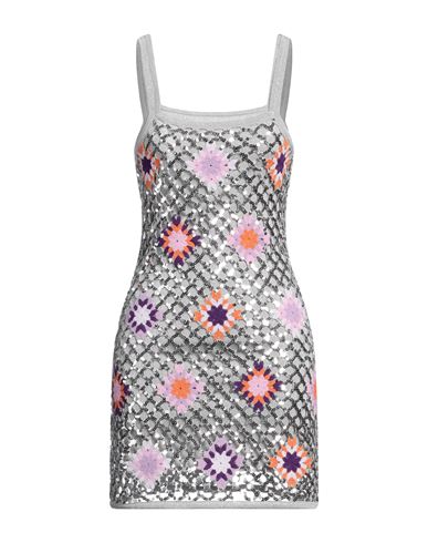 Minivestido Mujer Plata 42 Mujer