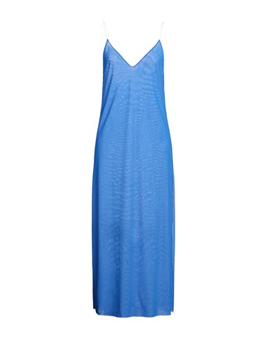 Fisico Woman Maxi Dress Blue Size Xl Polyamide, Elastane