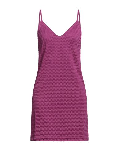 Fisico Woman Mini Dress Mauve Size Xs Polyamide, Elastane In Purple