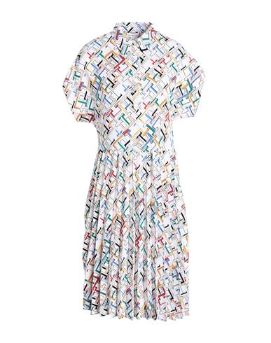 Vestido midi Mujer Blanco 38 Mujer