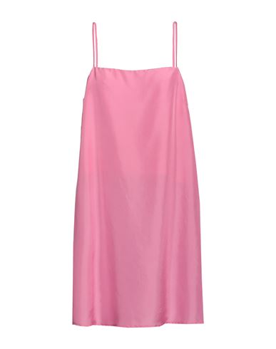 Shop Seventy Sergio Tegon Woman Mini Dress Pink Size 8 Silk