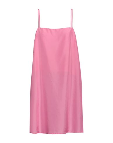 Seventy Sergio Tegon Woman Mini Dress Pink Size 8 Silk In Pink
