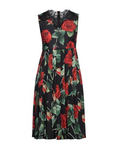 Shop Dolce & Gabbana Woman Mini Dress Black Size 6 Viscose, Cotton, Polyamide