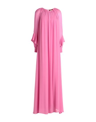 Shop Max Mara Studio Woman Maxi Dress Pink Size 12 Silk