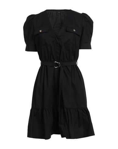 Shop Pinko Woman Mini Dress Black Size 4 Cotton