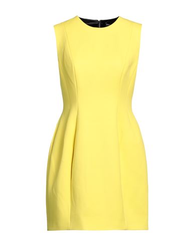 Dolce & Gabbana Woman Mini Dress Yellow Size 10 Virgin Wool
