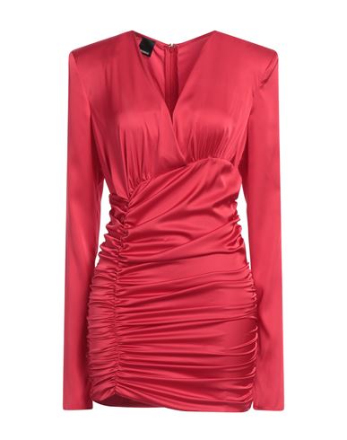 Pinko Woman Mini Dress Red Size 4 Polyester, Elastane