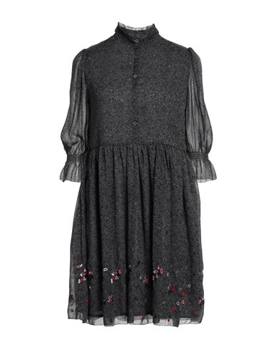 Zadig & Voltaire Woman Mini Dress Lead Size M Polyester In Grey