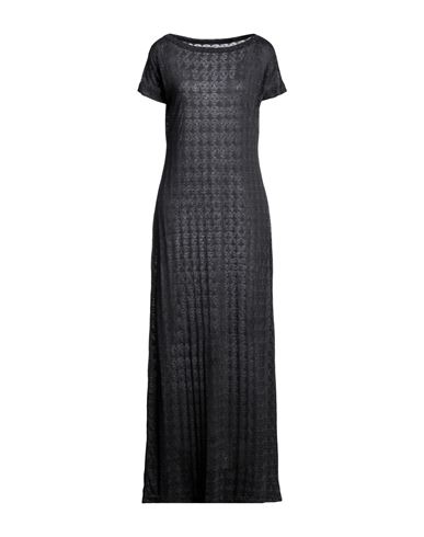 Zadig & Voltaire Woman Maxi Dress Steel Grey Size S Polyester, Cotton