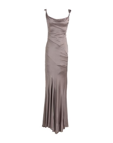 Blumarine Woman Maxi Dress Dove Grey Size 6 Viscose