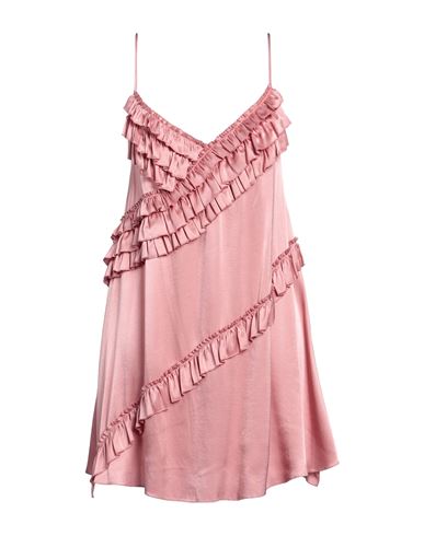 Shop Gina Gorgeous Woman Mini Dress Pastel Pink Size 4 Viscose