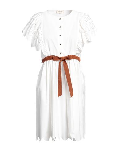 Shop Dixie Woman Mini Dress White Size Xs Cotton