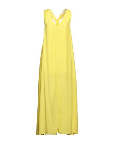 Patrizia Pepe Woman Maxi Dress Yellow Size 8 Viscose