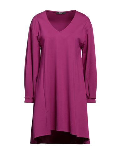 Siste's Woman Mini Dress Purple Size L Viscose, Nylon, Elastane