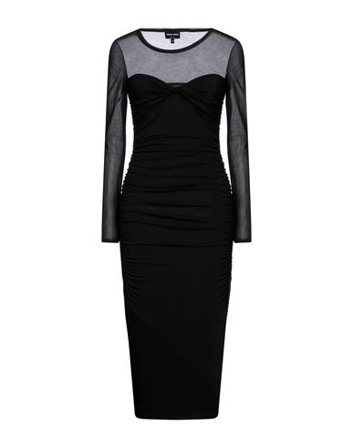 Shop Giorgio Armani Woman Midi Dress Black Size 6 Viscose